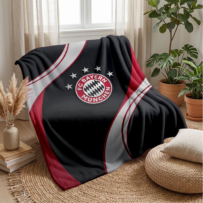 Bayern Munich Soft Flannel Fleece Blanket Lightweight Cozy Warm Throw Blanket For Sofa Bed Home Decor