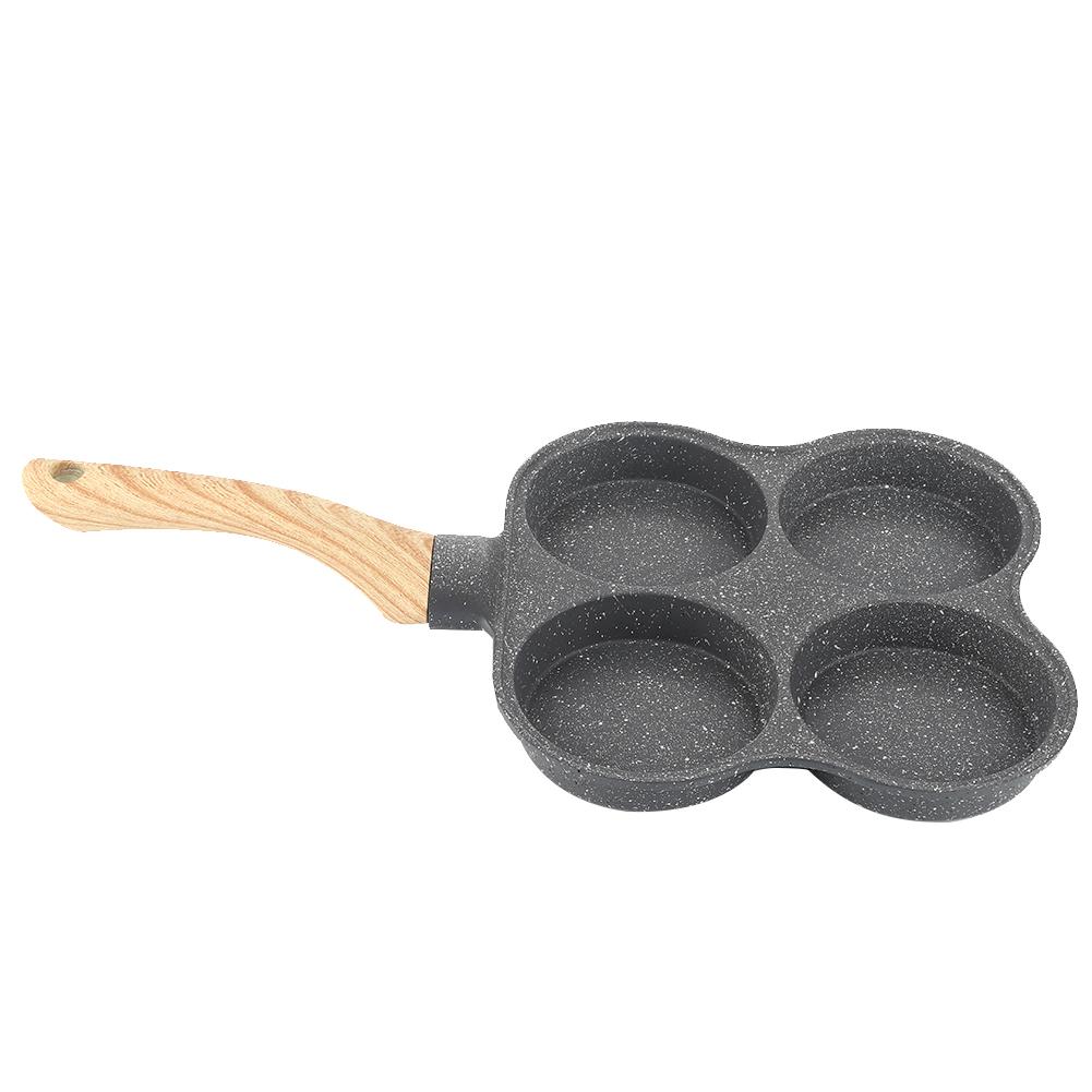 4 Hole Omelet Pan Non Stick Frying Pans Breakfast Pancake Maker for Induction Cooker Gas Stove