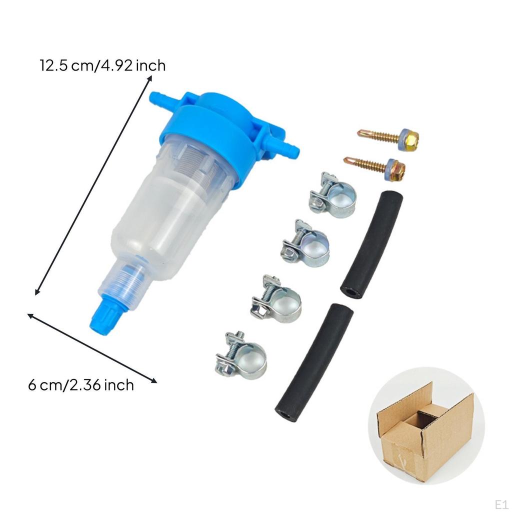 HydrocarbonWater Separator Strainer Translucent Parking Heater Blue Cap Vehicle Part
