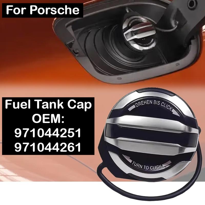 Car Fuel Tank Cap Filler Cover For Porsche Macan Cayenne Panamera 911/718 ABS OEM 971044251 971044261 Auto External Accessories