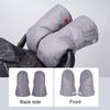 1 Pair Winter Baby Stroller Gloves Cold Weather Fleece Lined Warm Thick Waterproof Windproof Thermal Stroller Fingerless Mittens Stroller Accessories