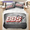 Dynamic Bbs Power Bedding (1 * Duvet Cover + 2 * Pillowcase, Without Core) 2D Flat Duvet Cover and Pillowcase Bedding Set Soft and Comfortable