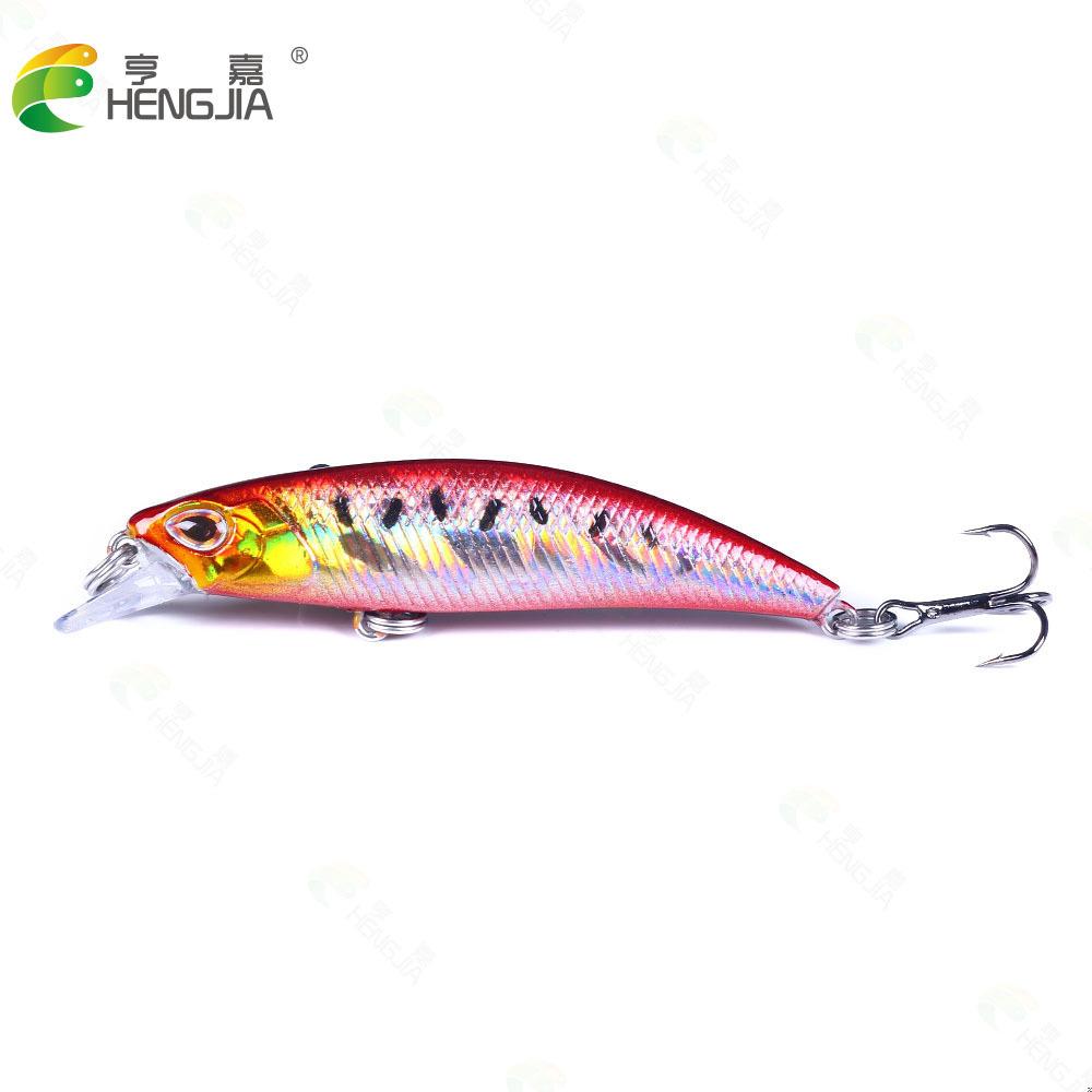 New Submerged Long Casting Minnow Lure6.8CM6.5G10High Carbon Steel Hook Lure Set for Bass and Perch Fishing