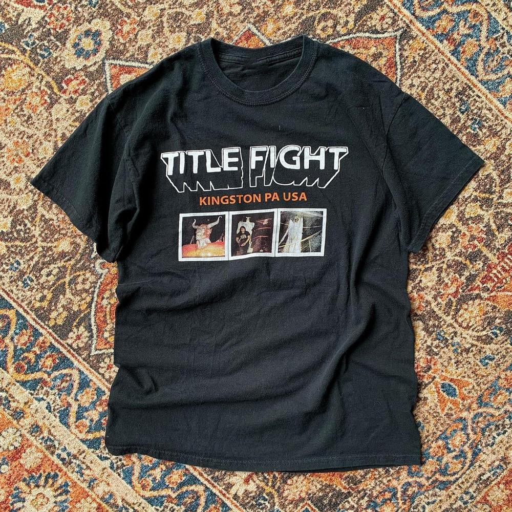 

Новий Title Fight Кінгстон Па США Подарунок для фанатів Унісекс S-5XL Футболка Ss1005 4XL