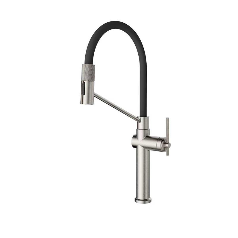 

Gray/Nickel/Chrome 304 Stainless Steel Kitchen Sink Faucet Universal Rotating Hot And Cold Mixed Water WashBasin Faucet