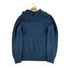 Women's navy turtleneck sweater