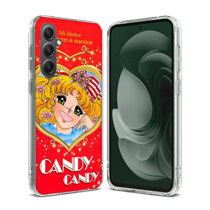 Anime Candy Candy Case For Phone Samsung Galaxy A12 A22 A32 A52 A52S A13 A23 A33 A53 A14 A24 A34 A54 5G A73 A42 A9 A8 A7 A6 Plus
