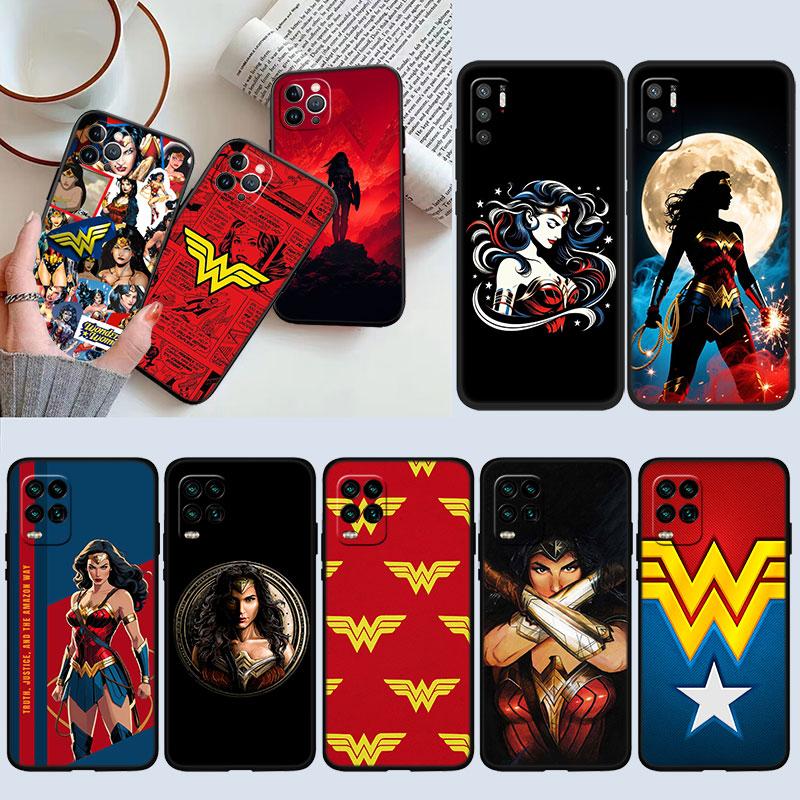 TR35 Wonder Woman Shell Phone Case for Samsung Galaxy A11 A12 A13 A15 A52S A53 A55 A56 A70 A71 A72 A73 F06 F16 F56 S10 Plus S10e
