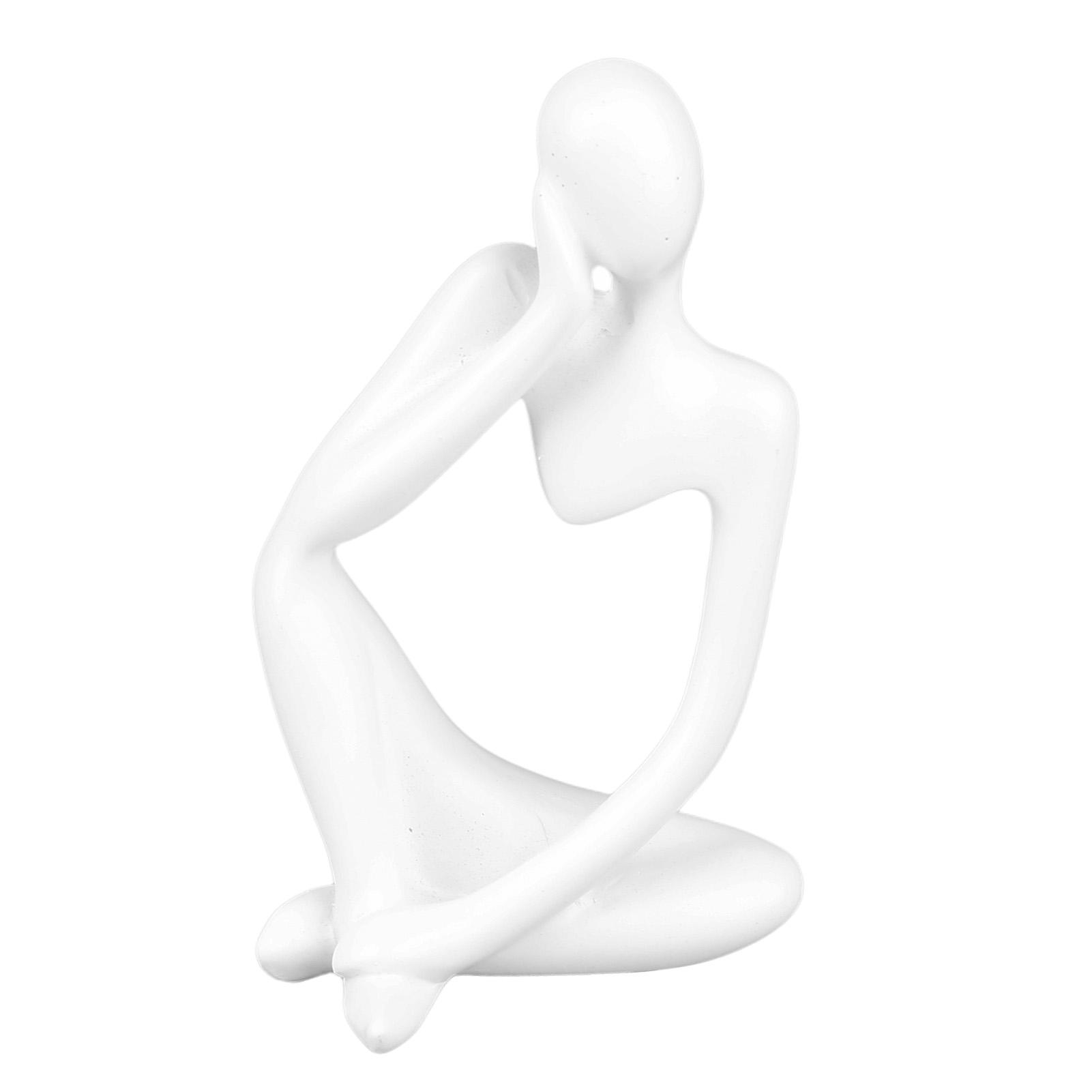 

Статуя мыслителя из смолы, абстрактная фигурка мыслителя, украшение в стиле мыслителя для гостиной, офиса, книги