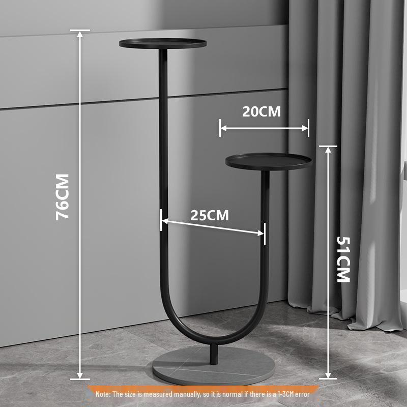 Moderno Semplice Porta Vasi a Più Strati da Pavimento per Decorazione Interna e da Balcone