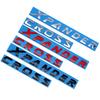 cwlsev1 3D ABS XPANDER CROSS Car Letter Front Hood Logo Sticker Tail Bumper Badge Trunk Emblem For Mitsubishi XPANDER CROSS Accessories