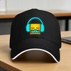 Geometric Dash Video Game Baseball Cap Stylish Hip Hop Hats Summer FeUnisex Unisex Outdoor Gym Snapback Cap