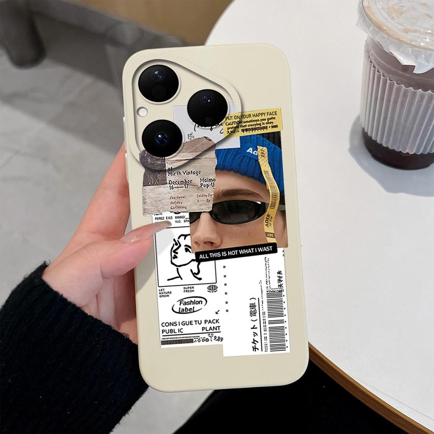 For Huawei Nova Y61 Y70 Y72 Y90 4E 5T 6 7 8 9 SE Pura 80 Pro Phone Case Cool Girls Pattern Screen Protector Anti Slip Shell For Huawei Silicone Casing