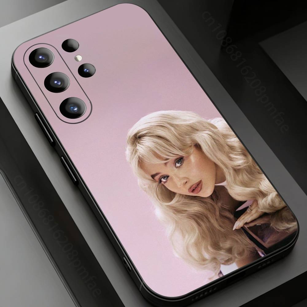 Singer S-Sabrina Carpenter Phone case for Samsung Galaxy S24,25,26,23 22,21,S20 Plus Ultra FE soft fundas cases