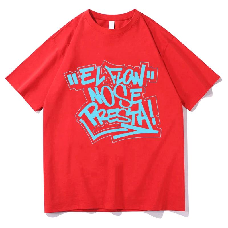 

Nicki Nicole FORTY EL FLOW NO SE PRESTA TShirts Men O Neck Pure Cotton T Shirts Anime Game Short Sleeve Tees New Arrival Merch 4XL