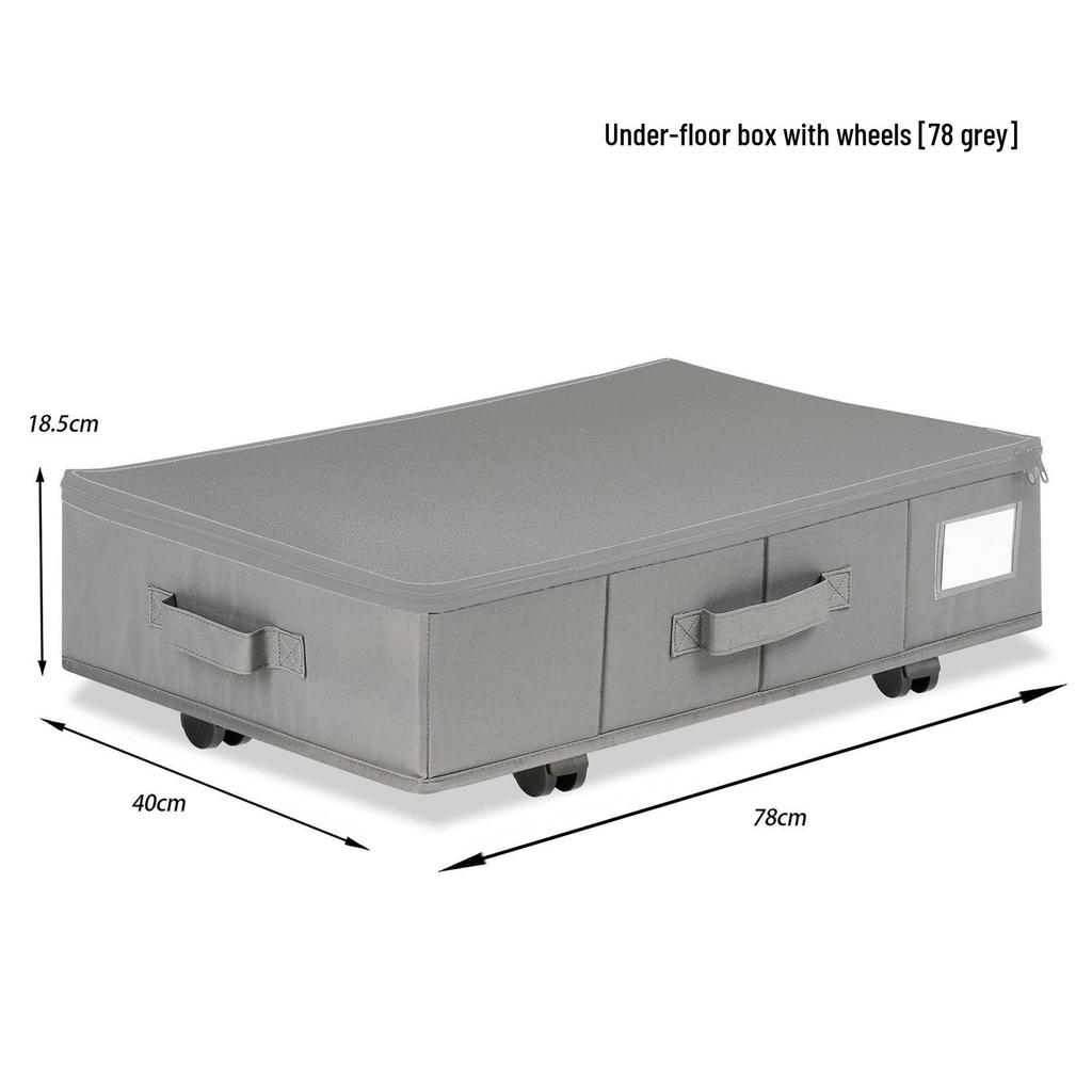 Prachotěsná a vlhkotěsná skládací úložná taška pod postel na přikrývky – Viditelné a multifunkční řešení pro koleje