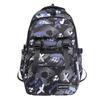 Women's Print Backpack Student Schoolbag Men's Large Capacity Travel Backpack