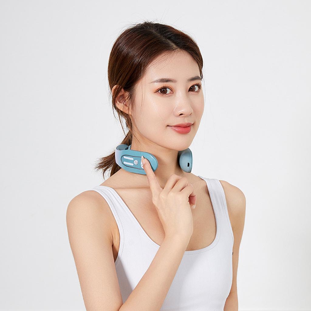 Neck Acupoints Lymphvity Massage Device Improves Blood Circulation Massager Gifts for Women/Men/Dad/Mom