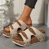 2025New Arrival Women's Slippers Fashion Wedges Platform Sandals Summer Open Toe Beach Slippers for Women Casual Slippers Slides