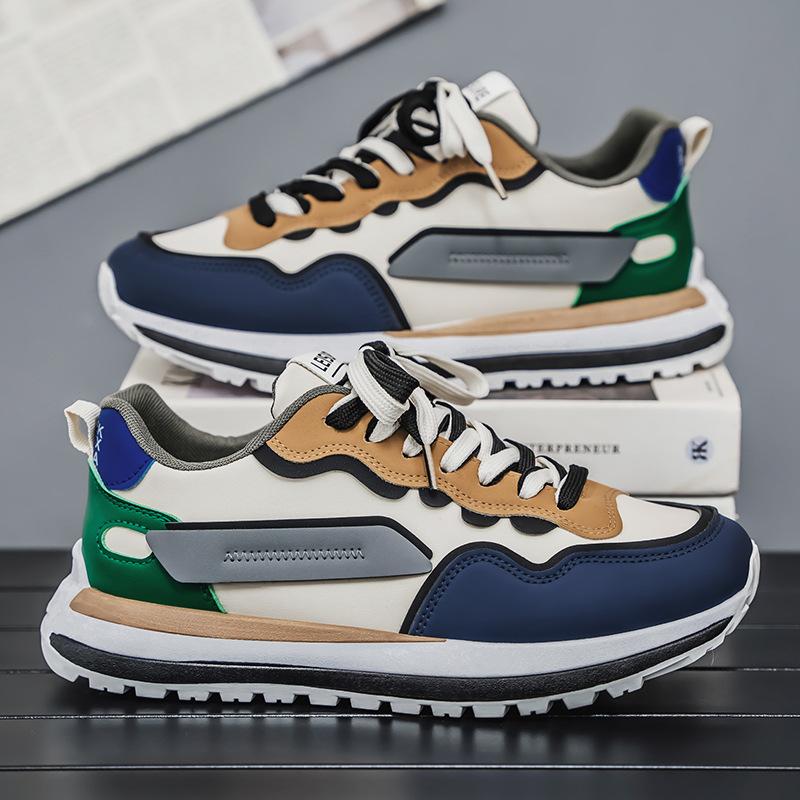 

2025 весна новая мужская обувь удобная и универсальная трендовая обувь легкая Forrest Gump повседневная обувь низкий верх трендовая студенческая обувь 39