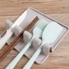 Non-Slip Pot Lid Rack Silicone Spoon Shelf Multi-functional Spatula Rack  Cooking Station