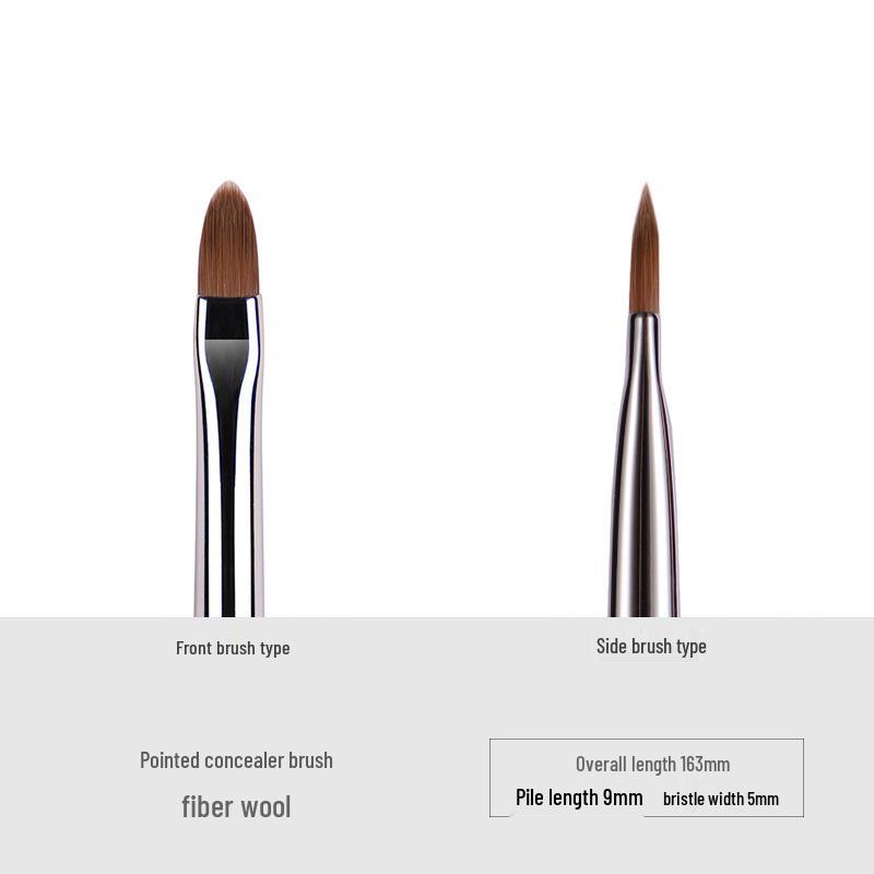 Ebony Wood Animal Hair 40-Piece Makeup Brush Set for Eyeshadow and Blush