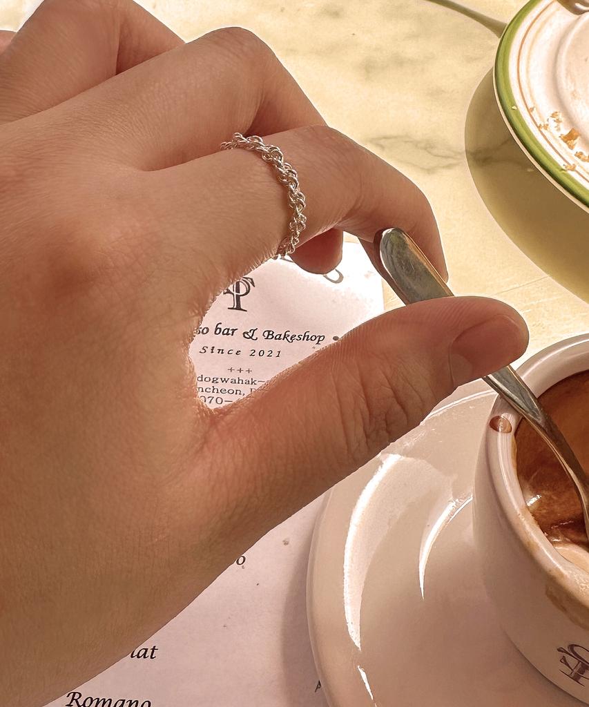 Code.H (Silver 925) Weaving Silver Ring