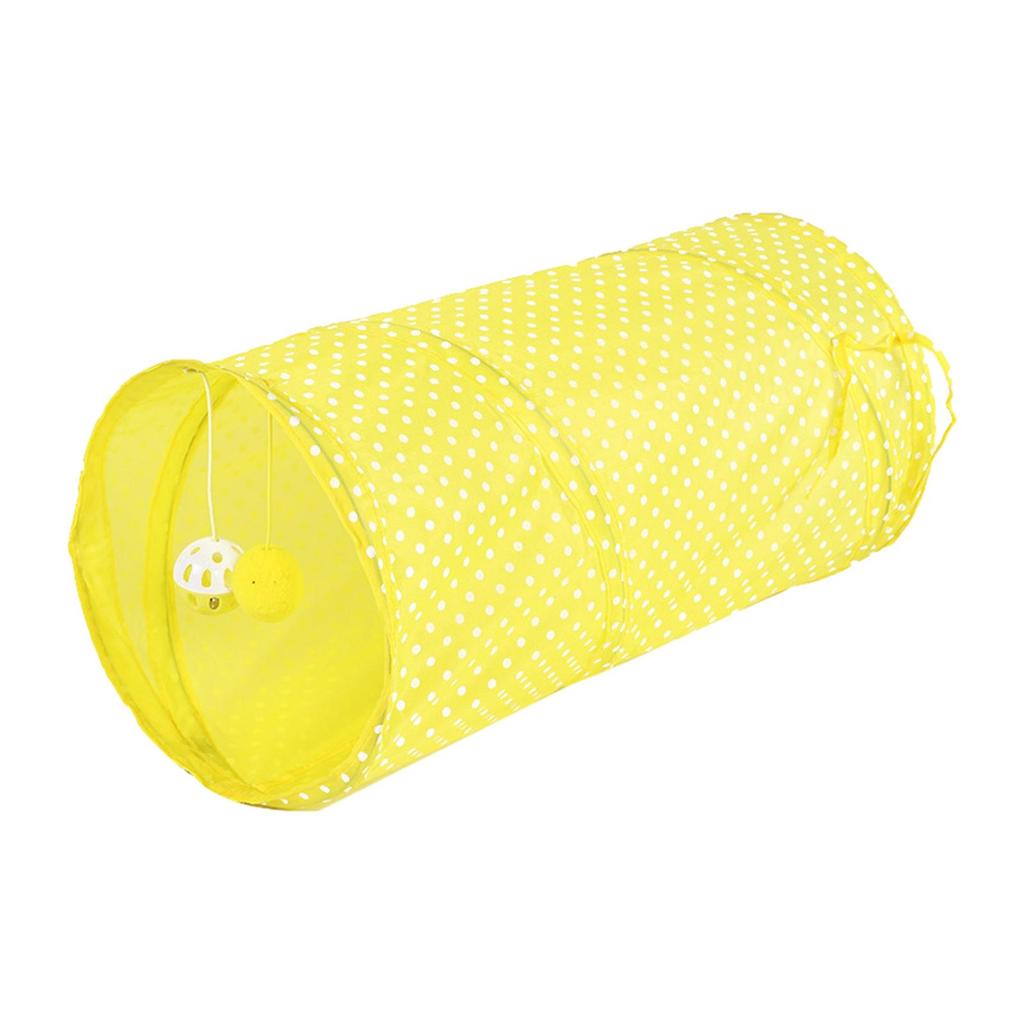 Pet Cat Tunnel Training Interactive Hiding Running Foldable Play Center Cat Toy for Ferrets Bunnies Kitten Rabbits Puppy