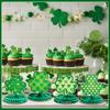 Lot De 9 DéCoration De Centre En Nid D'Abeille De La Saint-Patrick Table Pour FêTe Irlandaise Accessoires Pour FêTe De Printemps