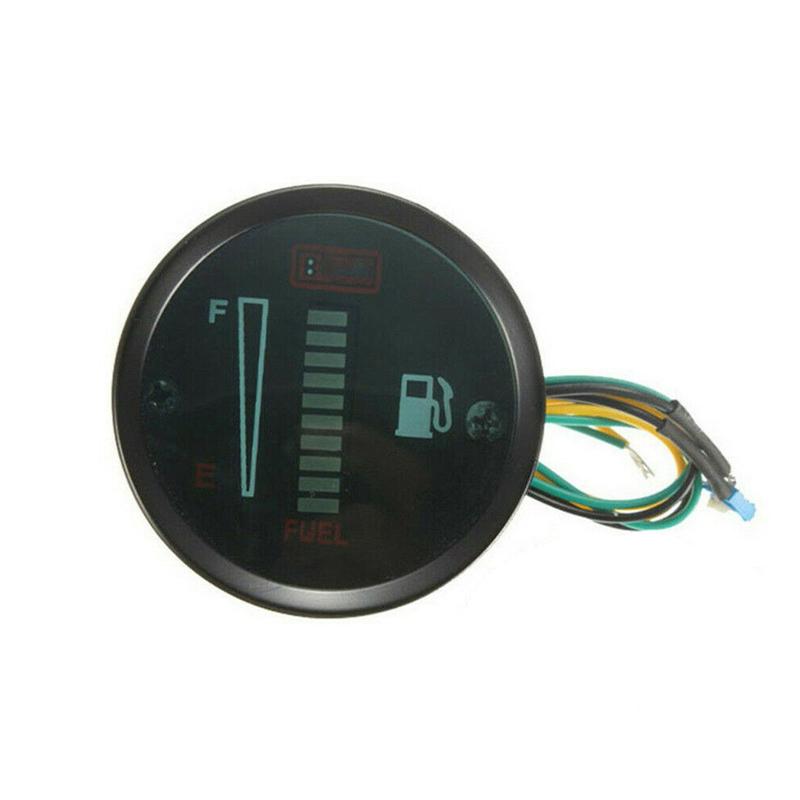 

12V Fuel Meter Car Motorcycle Gauge For Fuel Level Monitoring Blue LED Direct tallation High-quality Materials
