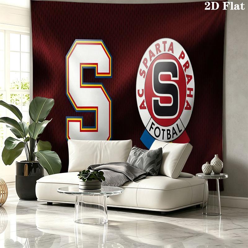 Iron Sparta Wall tapestry, aesthetic printed fabric blanket, suitable for bedroom, living room, and home decor.