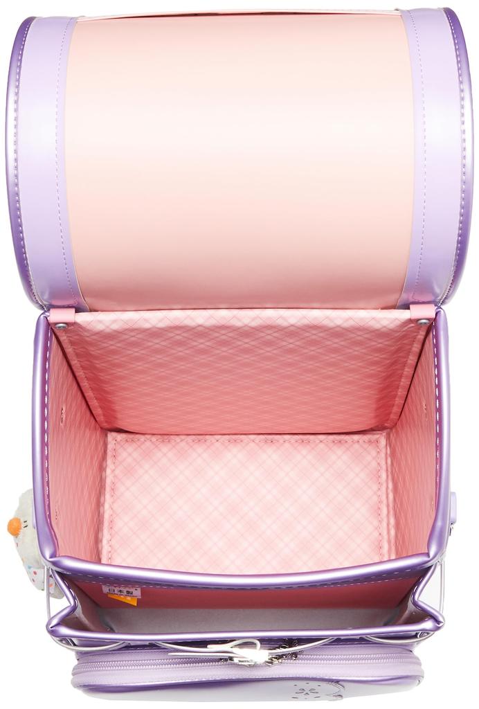 Fuwarii Japanese-made School Backpack, 2023 Fuwarii Tablet Pocket, Violet/Pearl Lavender