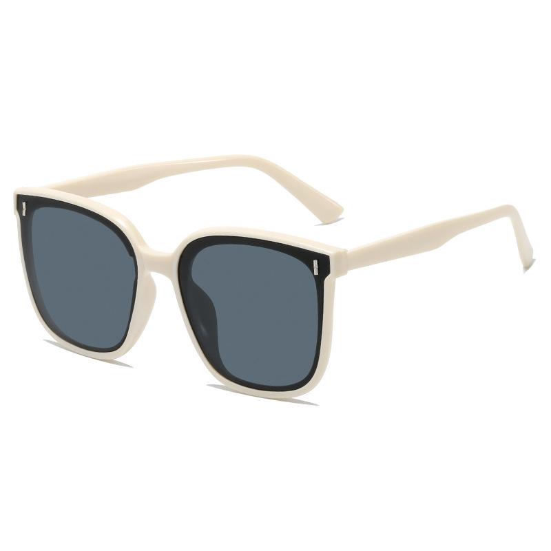 

Large Frame Sunglasses Women S Thin Anti-Ultraviolet Fashion Street Sunglasses Men S Trend Versatile Sunglasses Metal hinge