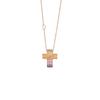 D Letter Diamond Cross Necklace: Luxurious, Versatile, Unisex Clavicle Chain