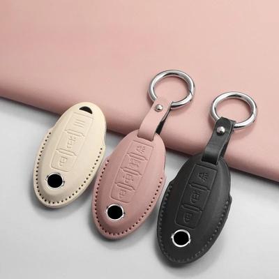 Car Key Case Cover Shell Fob for Nissan J11 J10 Versa Maxima Altima Rogue Sentra Murano Trail for Infiniti FX35 QX60 Car Keyring
