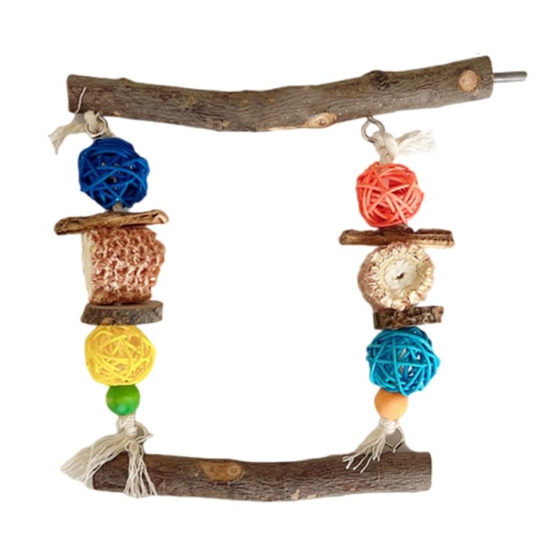 

Parrots Grinding Scratchers Perch Corncob Bird Stand Cage Toy Stick Rack Toy Grinding Perch Supplies small