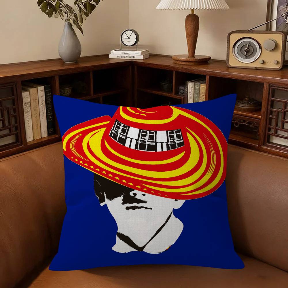Vintage Landscape Colombia Pillowcase Toon Gift Cushion Cover Bedroom Home Sofa Chair Seat Decor Pillow Case