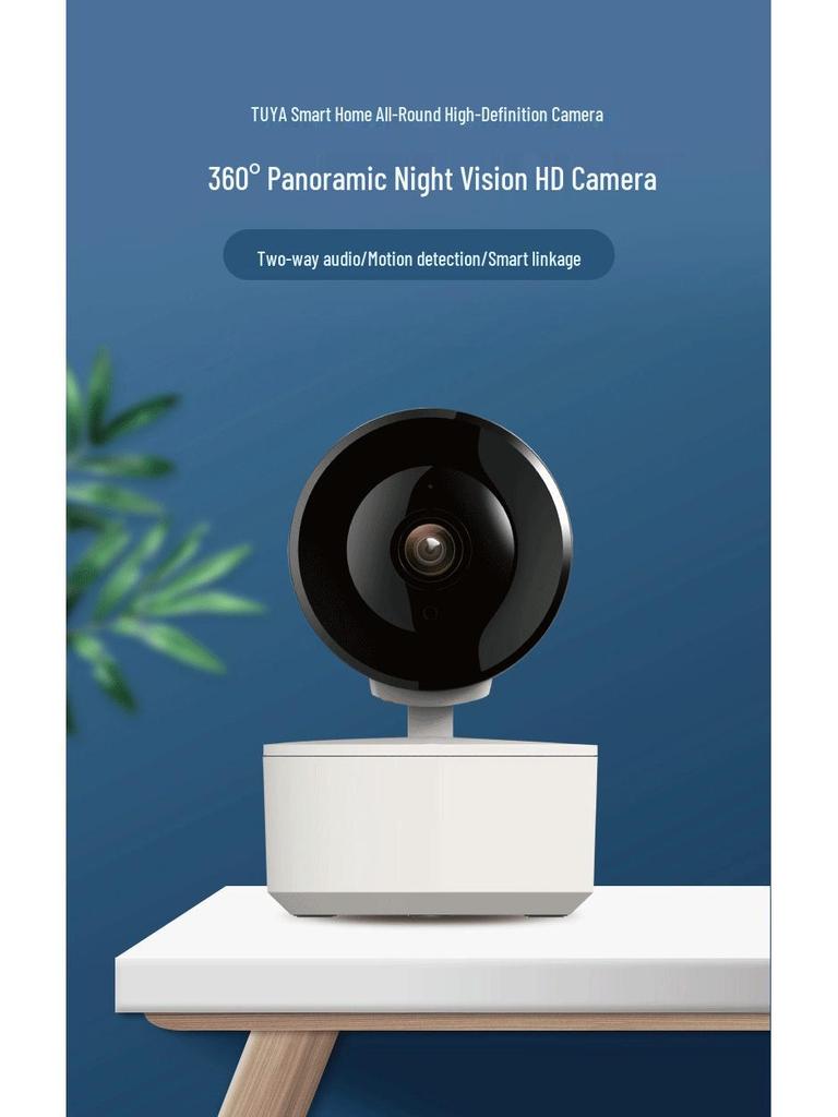 Tuya Indoor 360° HD Smart Camera with Wireless Mobile Tracking