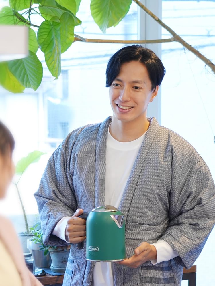 ROCCA Hanten Hanten Made In Tsumugi Standard One Size Fits All Gray X Men's (Kurume Rokka) Japan, Silk, Fit, Loungewear, (Flying Stripes, White)