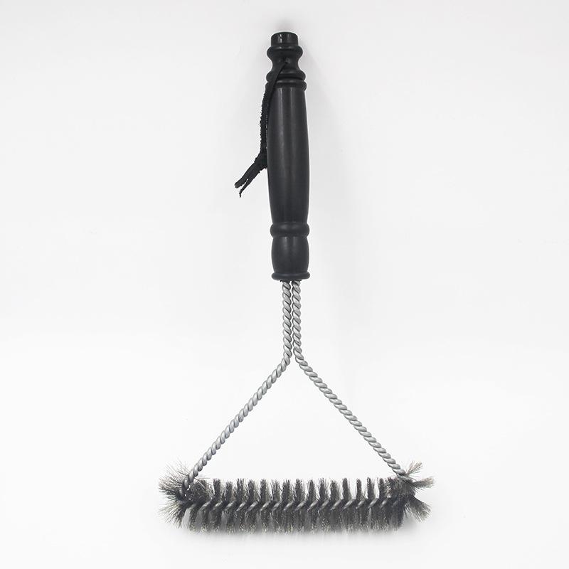 12inch Stainless Steel Cleaning Brush Barbecue Brush Manual Barbecue Rack Cleaning Brush Home Barbecue Rack Cleaning Tool