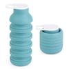 Collapsible Silicone Sports Kettle: Portable, Large-Capacity Water Bottle for Travel and Cycling