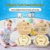 Wooden Keepsake Tooth Box for Kids: Store Baby Teeth, Lanugo, and Umbilical Cord – Ideal Souvenir for Boys and Girls.