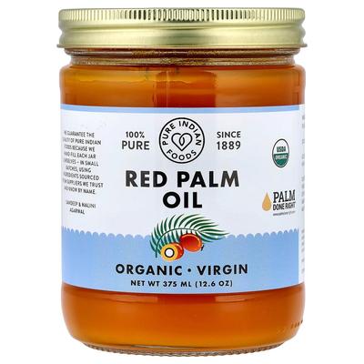 Pure Indian Foods Red Palm Oil 375ml (12.6 Fl Oz)