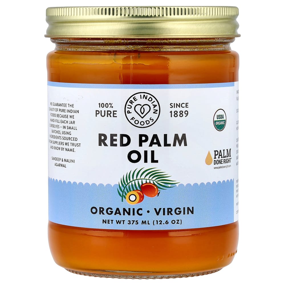 

Pure Indian Foods Red Palm Oil 375ml (12.6 fl oz)