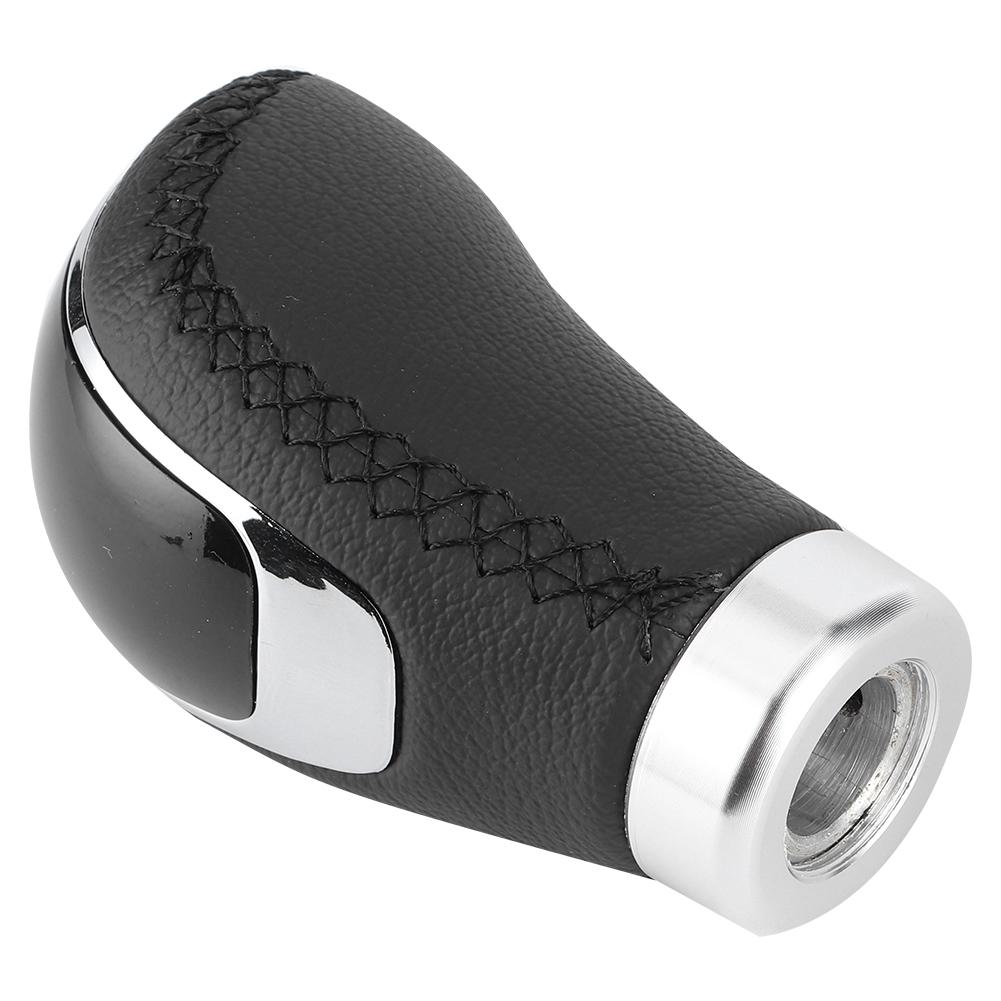Universal Car Gear Shift Knob Stick Head Shifter Lever Handball Leather Universal for CarBlack