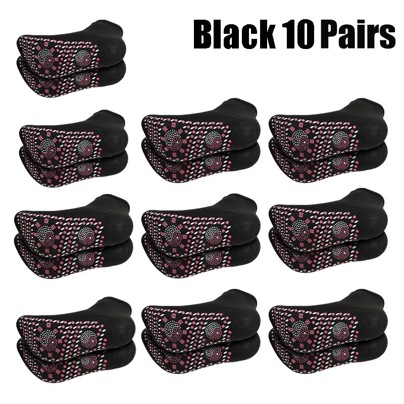 1/5pairs Tourmaline Self-Heating Socks Winter Warm Thermal Health Care Socks Slimming Health Short Sock Magnetic Therapy Sock