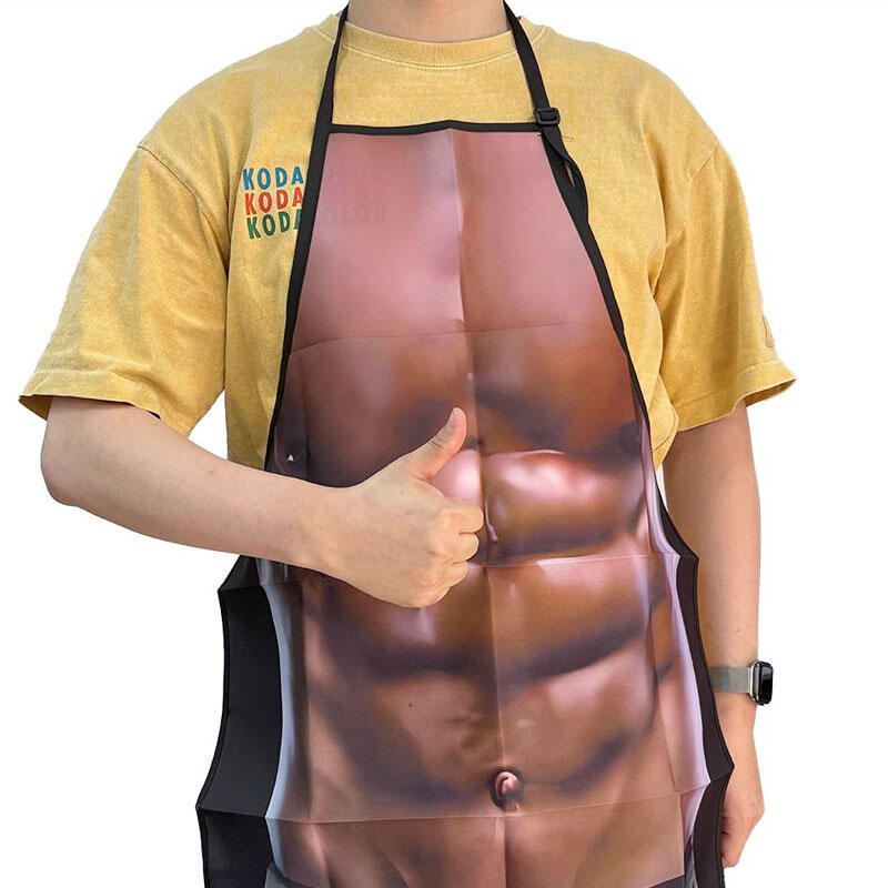 King receiving muscle waterproof apron funny useless useless Muscle-full
