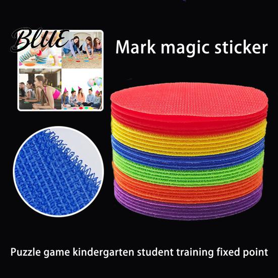 No-slip Carpet Marker Educational Colorful Tape Kindergarten Round Fastener Sticker 36Pcs Classroom Children Floor Spot