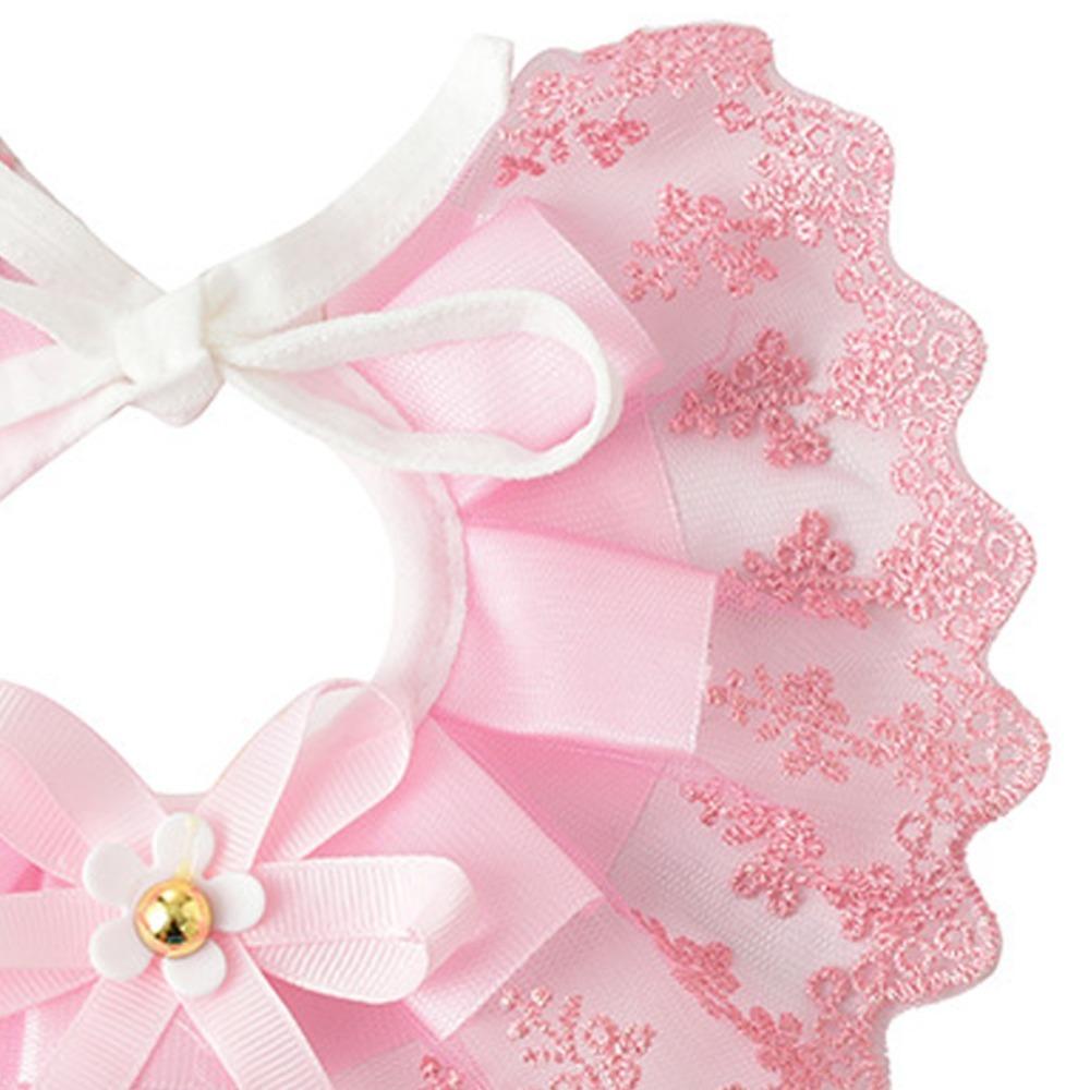 Washable Fabric Pet Bib Adjustable Strap Cat Drool Bib Soft Touch Pet Neckwear Daily Wearing