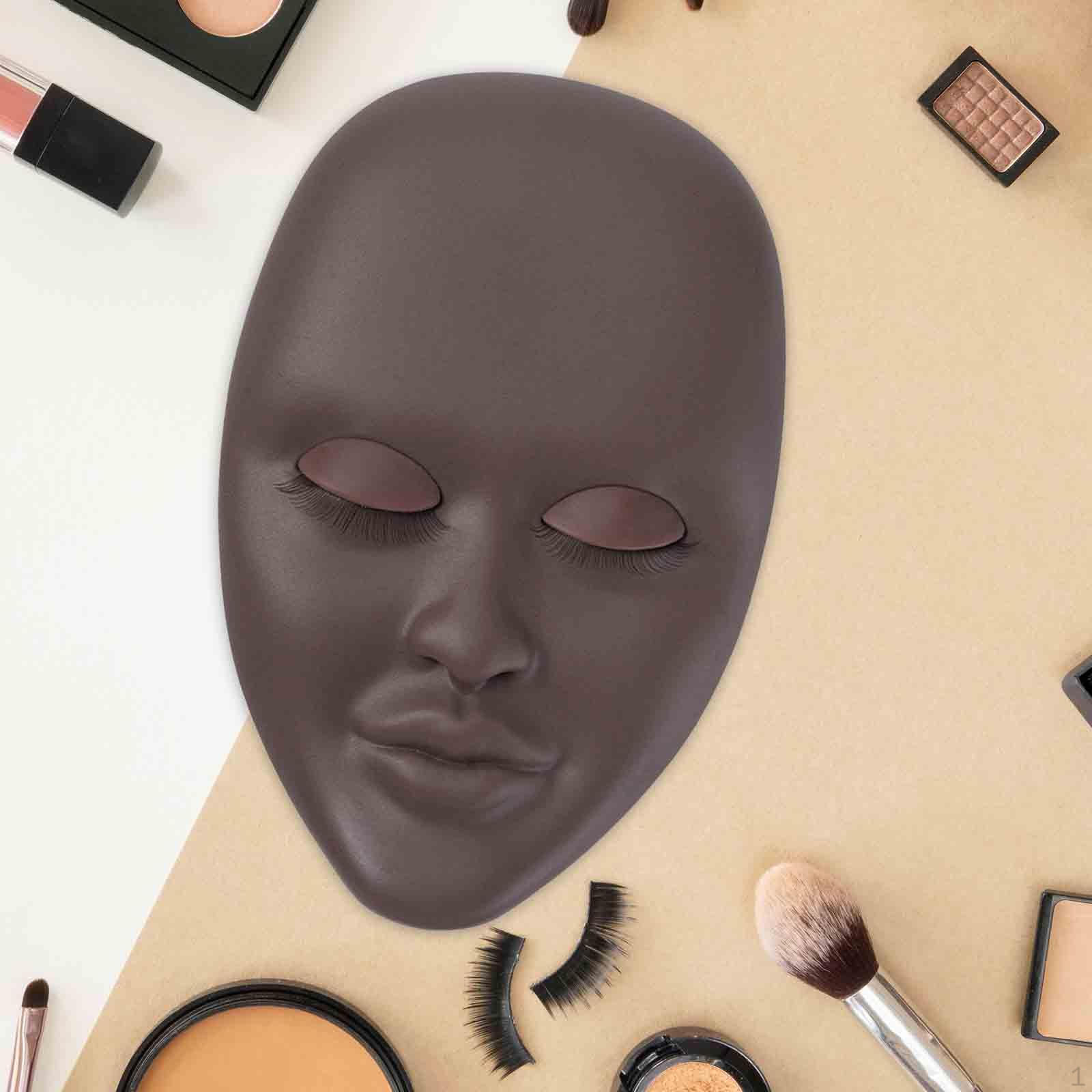 

Голова Манекен Голова Макіяж Нарощування вій Навчальна модель Жіноча стійка для Coffee Color